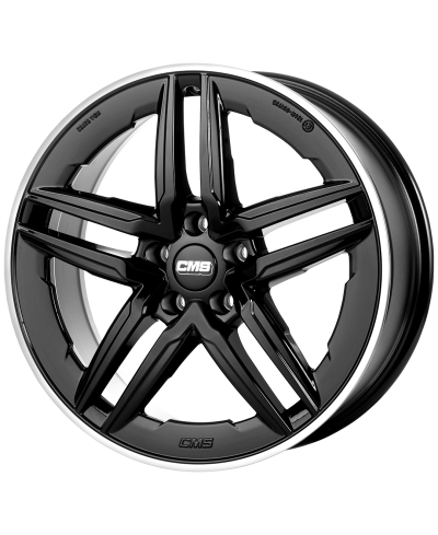 Jante ALU, CMS C29-AERO Noir Bride Poli Brillant, 9.5X19 5/ 112 ET51, Alésage 66.6