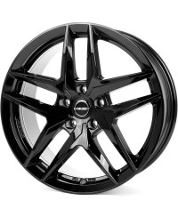 Jante Alu Borbet Z Noir brillant 7,5x18 5x112 ET40, Alésage 66.6