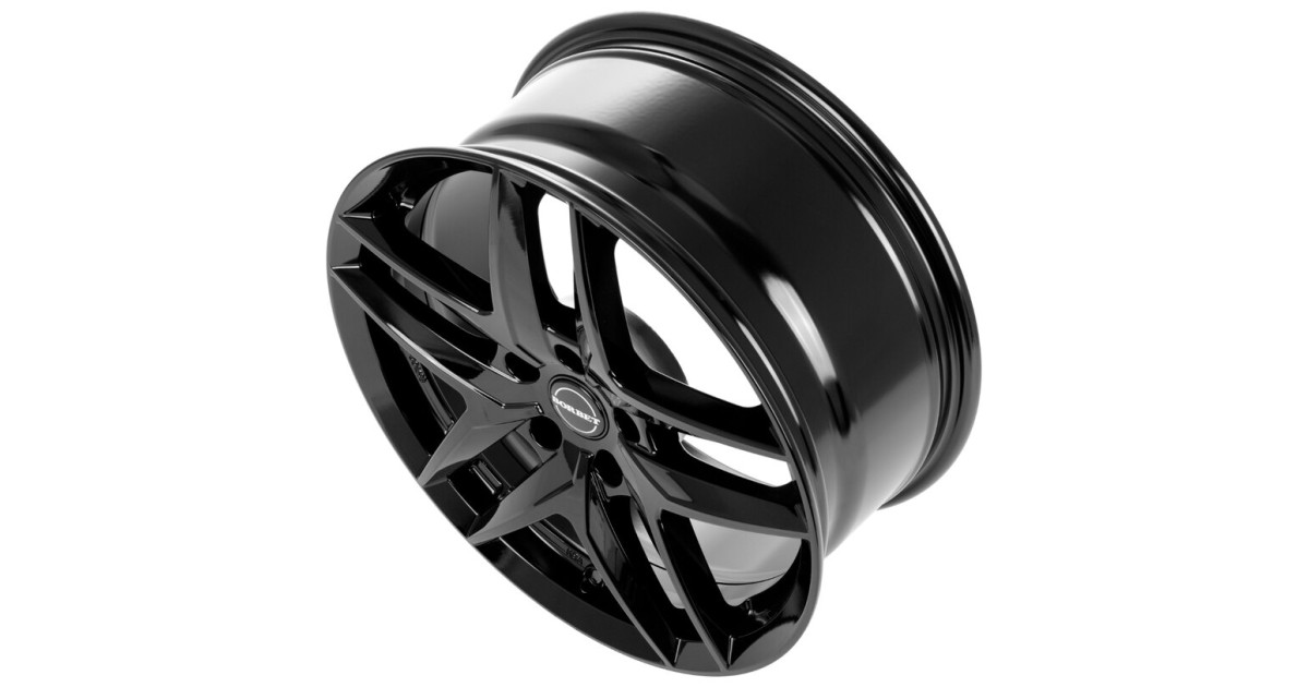 Jante Alu Borbet Z Noir brillant 7,5x18 5x112 ET40, Alésage 66.6