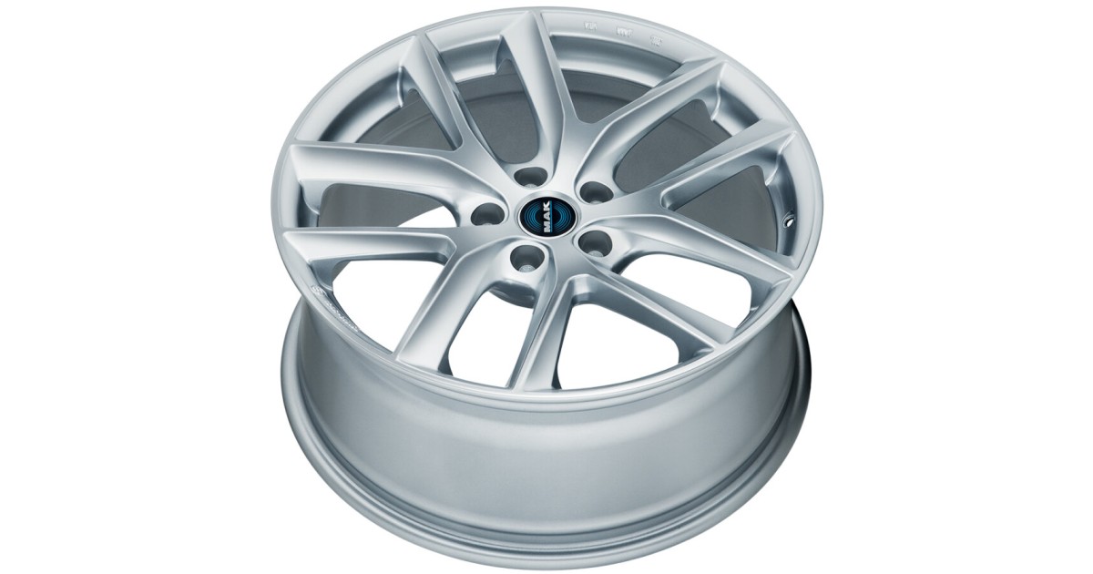 Jante Alu MAK Voltage Silver 8x19 5x120 ET40 , Alésage 64.1