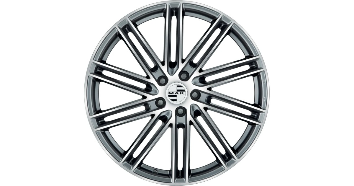 Jante Alu MAK Leipzig-D Gun metallic mirror 11,5x20 5x130 ET63  , Alésage 71.6