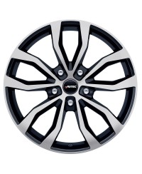 Jante Alu Autec Uteca Black Polished 8x18 5x112 ET38  , Alésage 57.1