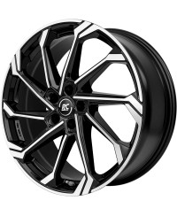 Jante Alu RC Design RC 36 Gloss Black Full Polished 8,5x20 5x112 ET50 , Alésage 60.1