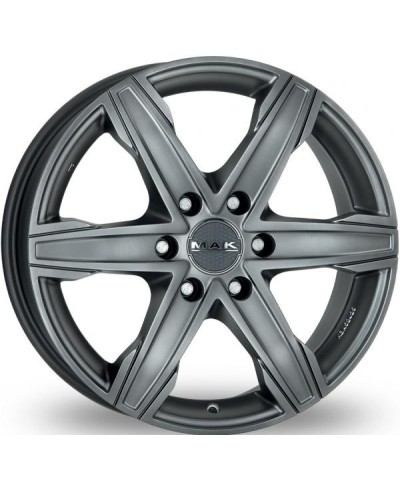 Jante Alu MAK King 5 Matt Titanium 8x18 5x120 ET50  , Alésage 65.1