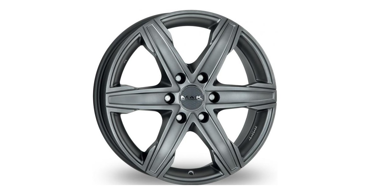 Jante Alu MAK King 5 Matt Titanium 8x18 5x120 ET50  , Alésage 65.1