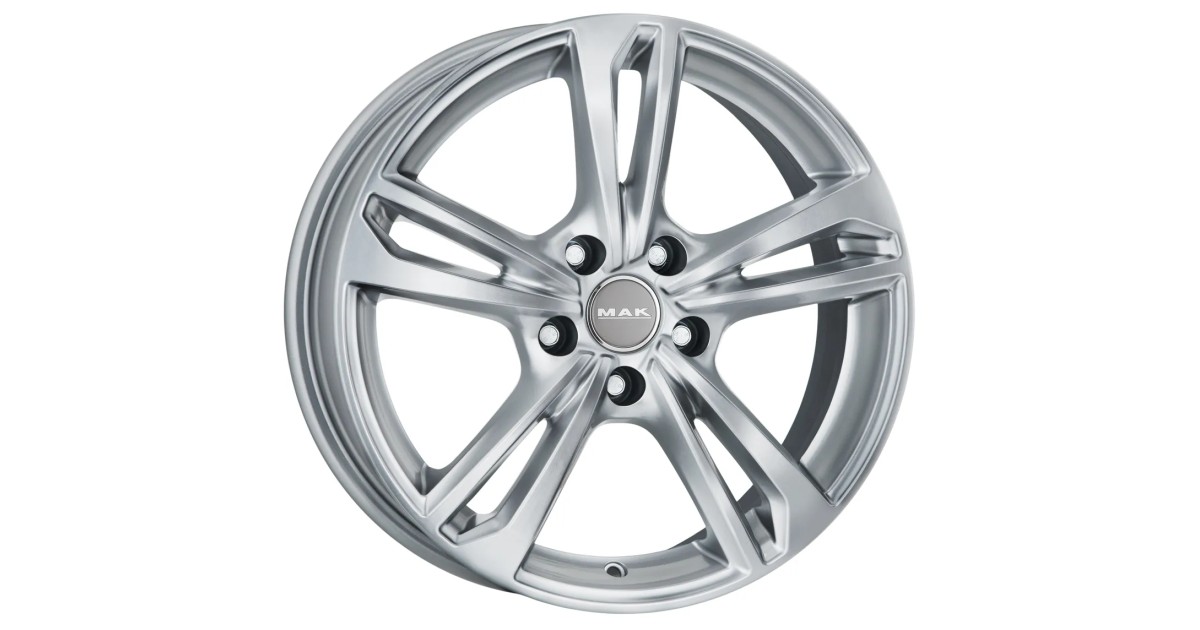Jante Alu MAK Emblema Silver 8x18 5x112 ET50 , Alésage 57.1