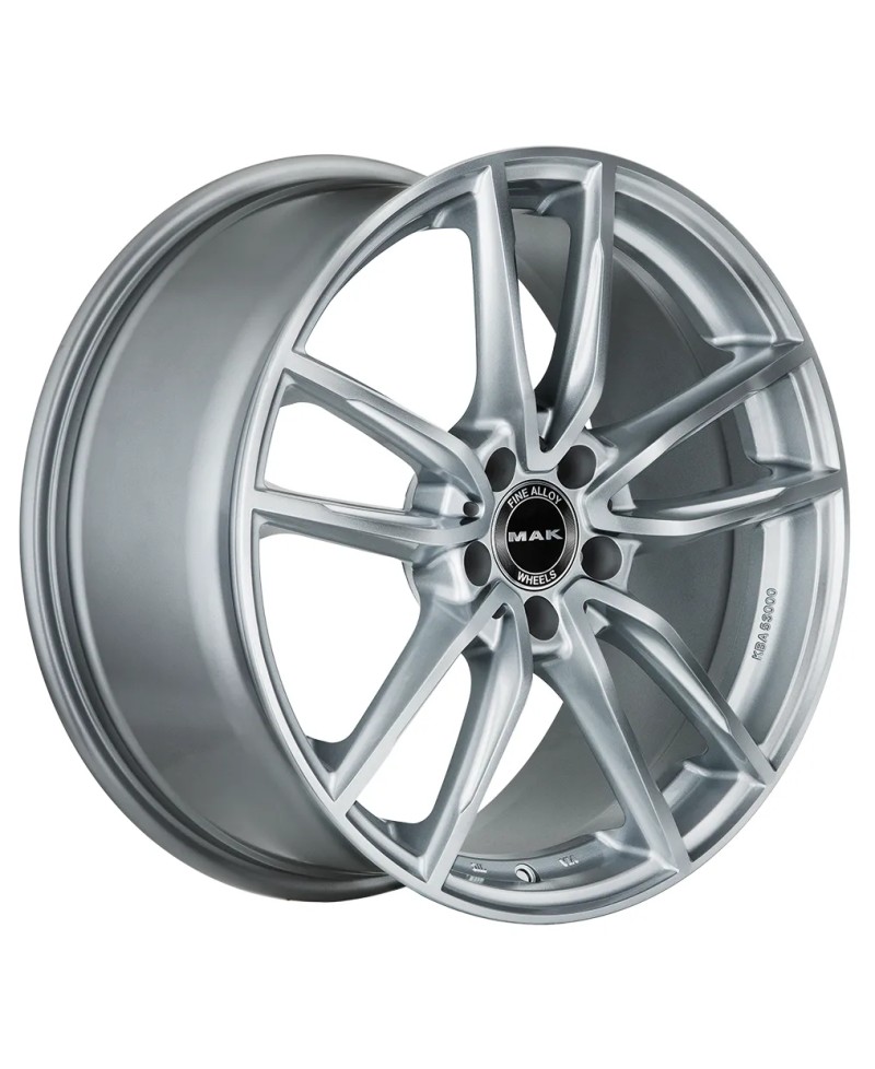 Jante Alu MAK Evo Silver 8x19 5x112 ET33, Alésage 66.6