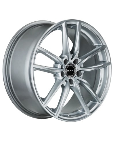 Jante Alu MAK Evo Silver 9x19 5x112 ET50 , Alésage 66.6