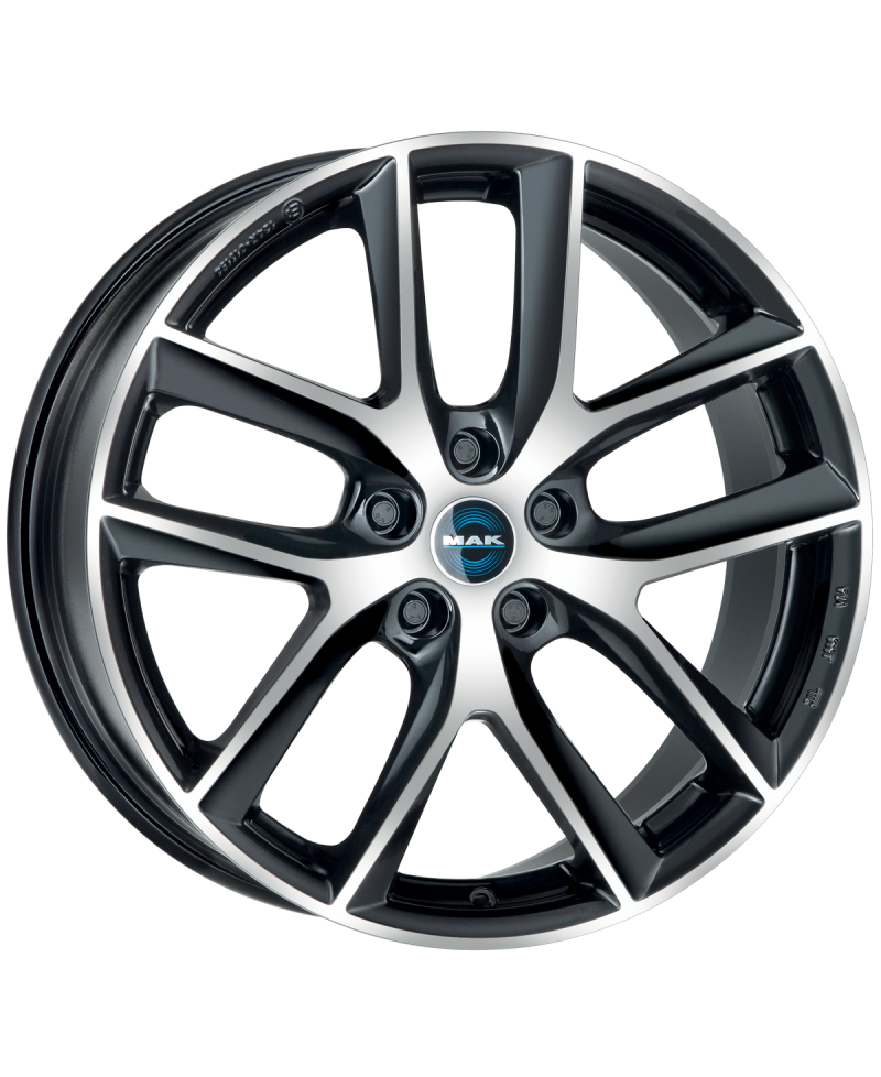 Jante Alu MAK VOLTAGE BLACK MIRROR 8x19 5x120 ET40 , Alésage 64.1