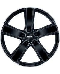 Jante Alu MAK Turismo-FF Gloss black mirror ring 10x21 5x130 ET50 , Alésage 71.6