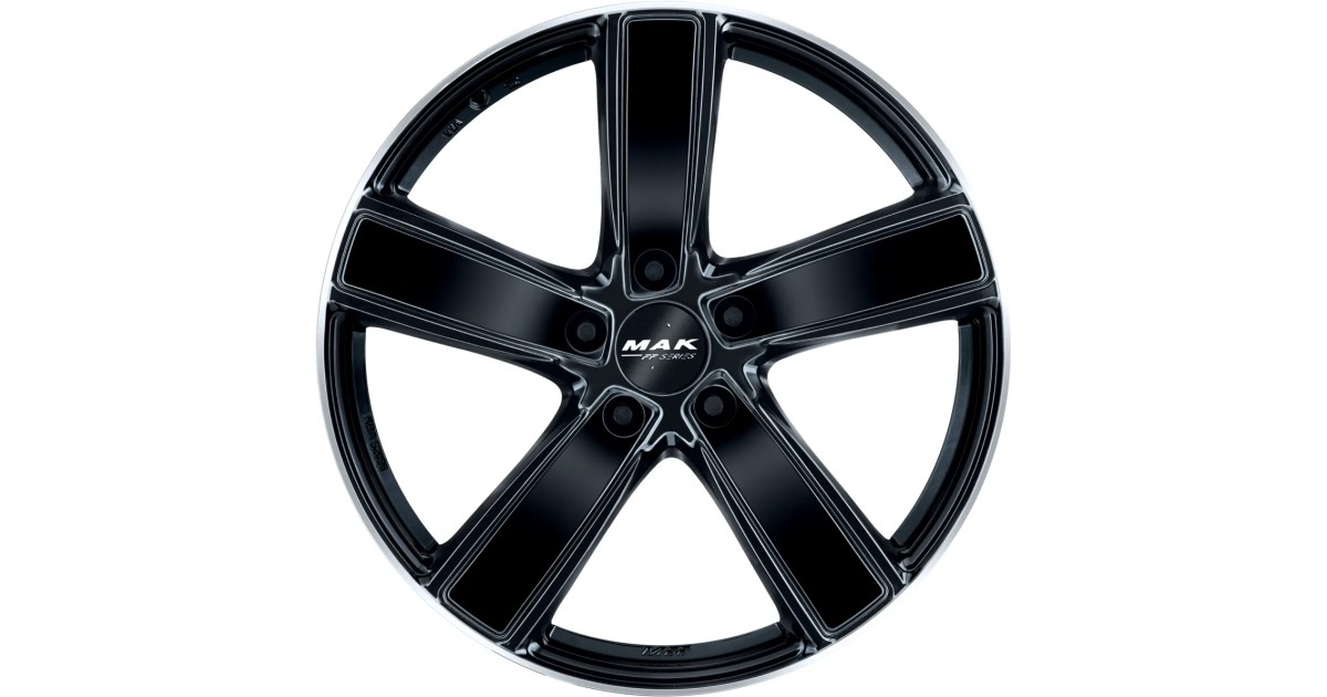 Jante Alu MAK Turismo-FF Gloss black mirror ring 10x21 5x130 ET50 , Alésage 71.6