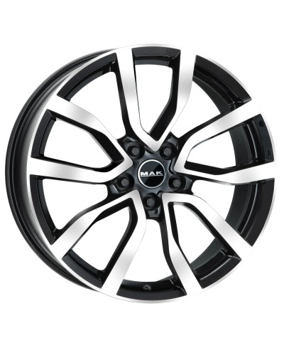 Jante Alu MAK Midlands Black mirror 9,5x21 5x112 ET35 , Alésage 66.6