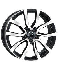 Jante Alu MAK Midlands Black mirror 9,5x21 5x112 ET35 , Alésage 66.6
