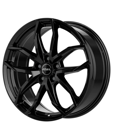 Jante Alu Rial Lucca Diamond Black 8x20 5x114.3 ET36 , Alésage 70.1