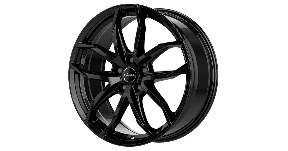 Jante Alu Rial Lucca Diamond Black 8x20 5x114.3 ET36 , Alésage 70.1