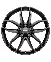 Jante Alu Rial Lucca Diamond Black 8x20 5x114.3 ET36 , Alésage 70.1