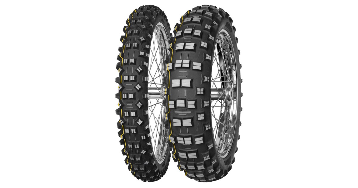Pneu moto,  Mitas TERRA FORCE-EF Super YELLOW Rear 140/ 80-18 70R TT FIM