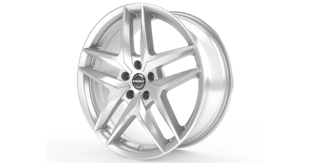 Jante Alu BORBET  Z Crystal silver 6,5x16 5x112 ET44 , Alésage 66.6