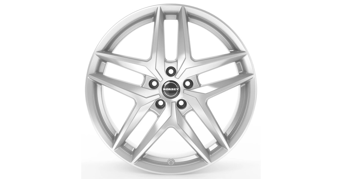 Jante Alu BORBET  Z Crystal silver 6,5x16 5x112 ET44 , Alésage 66.6