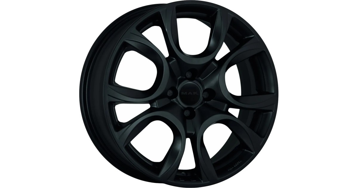 Jante Alu MAK Torino Matt Black 6,5x16 4x98 ET35  , Alésage 58.1