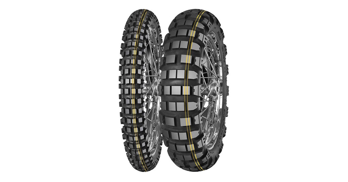 Pneu moto,  Mitas ENDURO TRAIL XT+ Dakar YELLOW Rear 130/ 80 B17 65T , TL/ TT ,  M+S