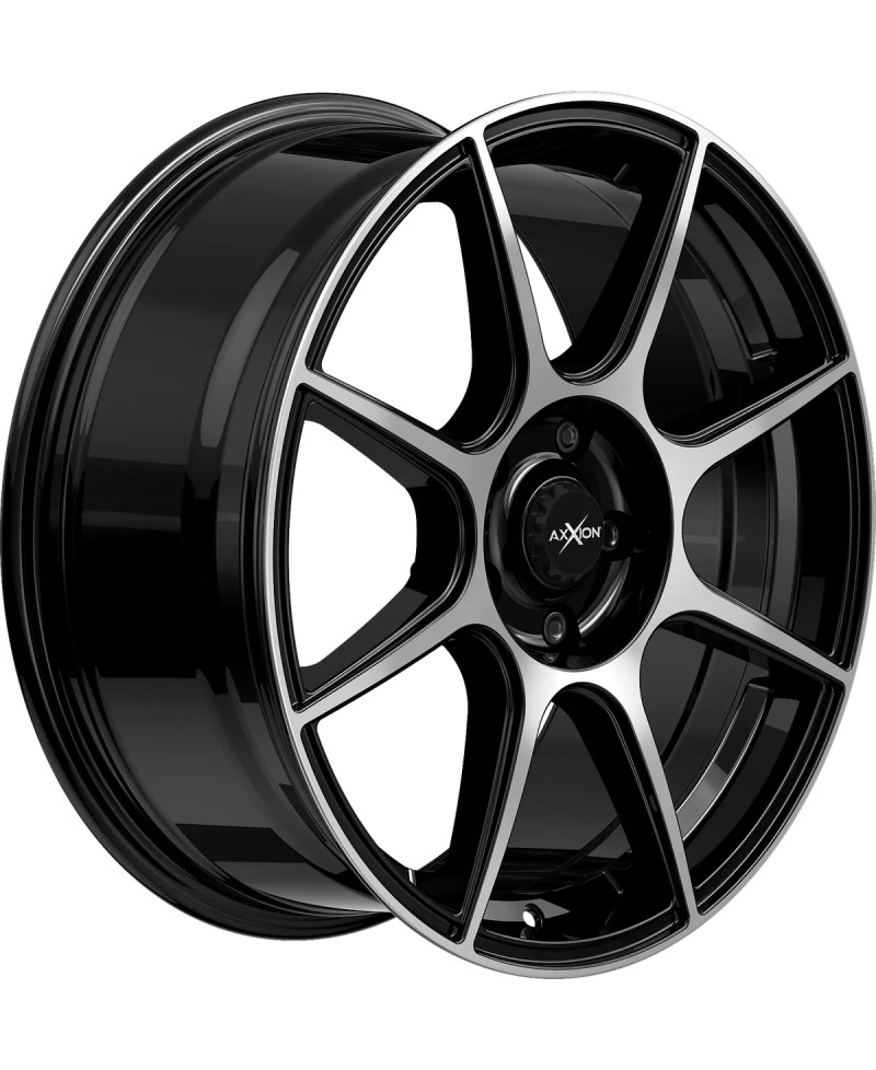 Jante ALU, Axxion X2/ SP+ Noir , Face polie 6.5X16 4/ 108 ET25, Alésage 72.6