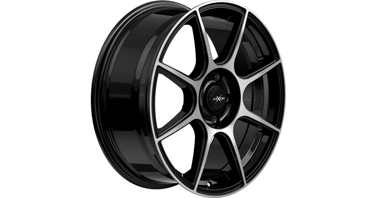 Jante ALU, Axxion  X2/ SP+ Noir , Face polie 6.5X16 5/ 114.3 ET42, Alésage 72.6