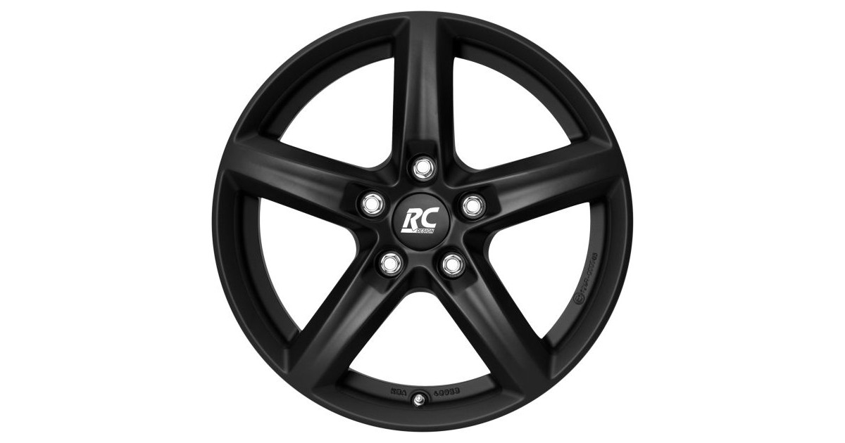Jante Alu RC-Design RC24 SKM , Noir mat 6x15 5x114.3 ET46, Alésage 67.1 (KIA)