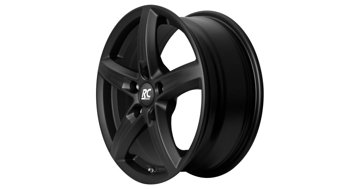 Jante Alu RC-Design RC24 SKM , Noir mat 6x15 5x114.3 ET46, Alésage 67.1 (KIA)