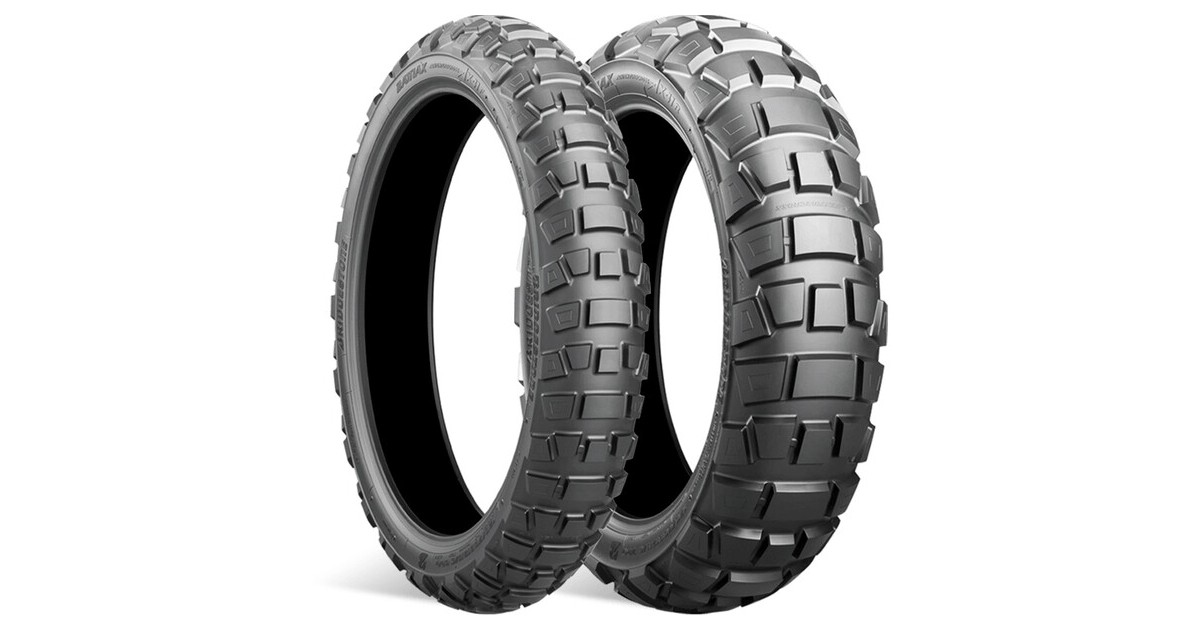 Pneu moto,  Bridgestone  Battlax Adventurecross AX 41  Rear  140/ 80 B17   69Q TL