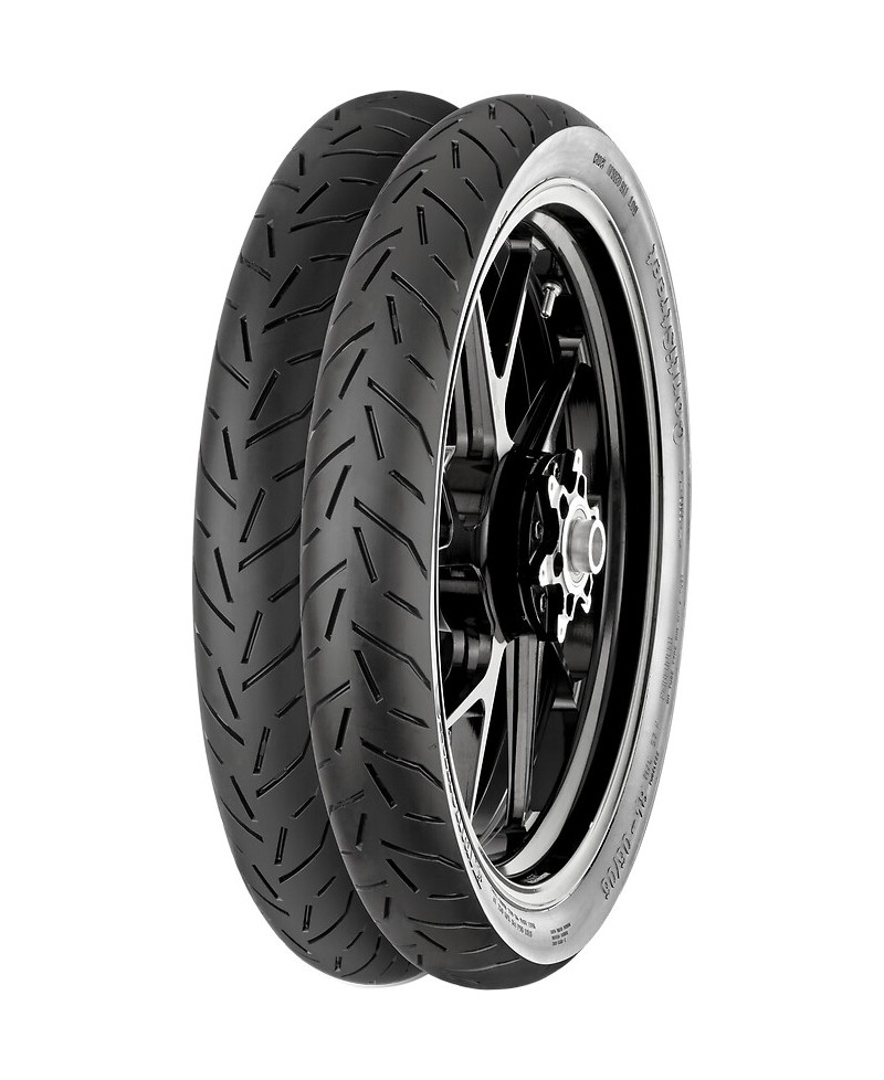 Pneu moto,  Continental ContiStreet 80/ 100-18   47P TL