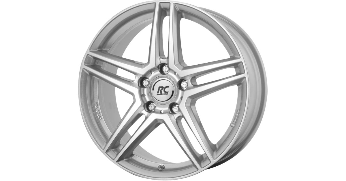 Jante Alu RC Design RC D17 Crystal Silver 8,5x19 5x112 ET38 , Alésage 66.60