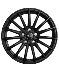 Jante Alu Brock B36 Satin-black lackiert 7,5x17 5x112 ET35 , Alésage 66.6