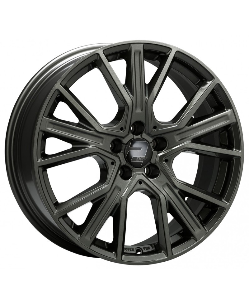 Jante ALU, Wheelworld - 2DRV WH34/ DGM+ Dark Gunmetal lackiert 8.5X20 5/ 112 ET30, Alésage 66.6