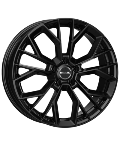 Jante Alu MAK STILO GLOSS BLACK 9,5x20 5x112 ET22 , Alésage 66.6