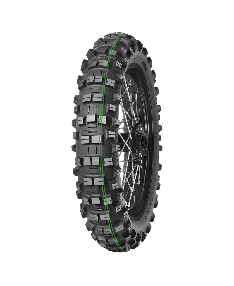 MITAS TERRA FORCE-EF SUPER SOFT Rear 120/ 90 -18 65M  TT (2 X GREEN )