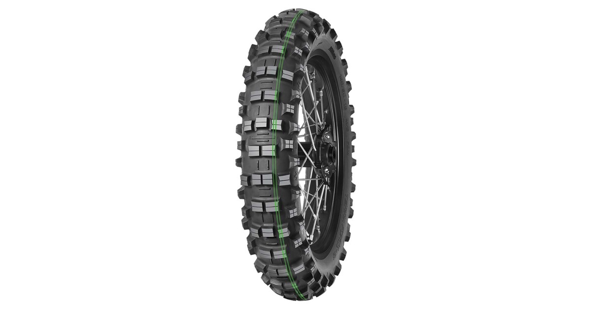 MITAS TERRA FORCE-EF SUPER SOFT (FIM) Rear 140/ 80 -18 70M TT (2 X GREEN )