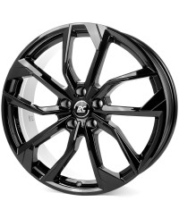 Jante Alu RC Design RC34 Gloss Black 7x17 5x100 ET43   , Alésage 57.10