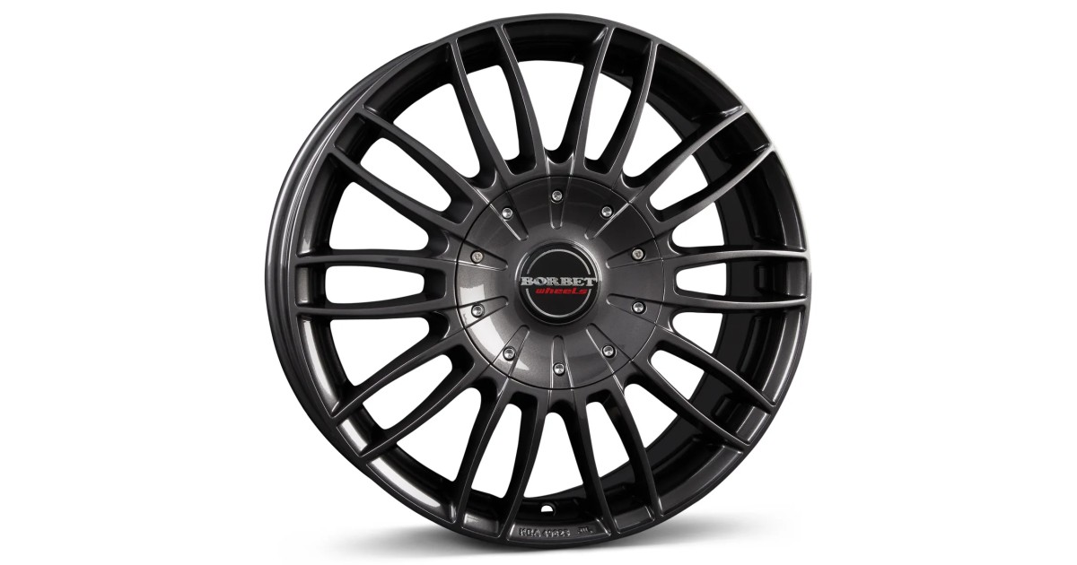 Jante Alu BORBET CW3 Mistral anthracite glossy 7,5x18 5x130 ET53  , Alésage 78.1