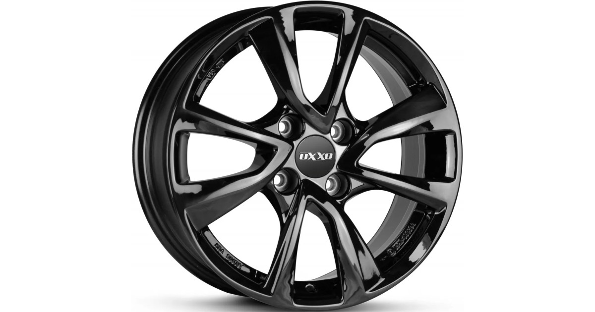 Jante Alu OXXO Oberon 4 Black (OX07) 6,5x16 4x100 ET43 , Alésage 60.1