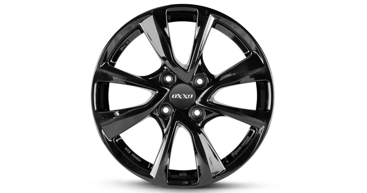 Jante Alu OXXO Oberon 4 Black (OX07) 6,5x16 4x100 ET43 , Alésage 60.1