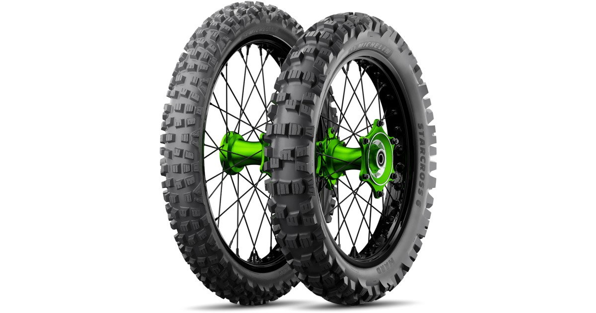 MICHELIN STARCROSS 6 HARD Rear 110/ 90 -19 62M , TT , NHS