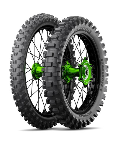 MICHELIN STARCROSS 6 MEDIUM HARD Rear 120/ 80 -19 63M , TT , NHS