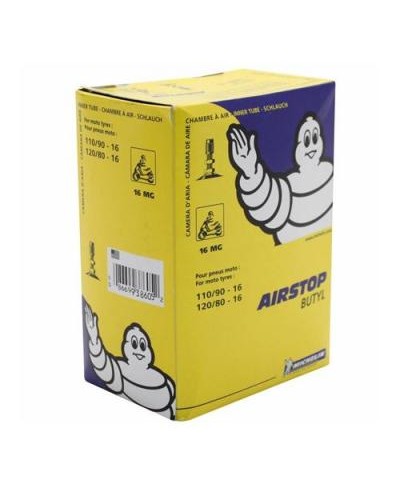 Chambres à air, Michelin 16 MG Valve TR4 (110/ 90-16, 120/ 80-16) vanne droite