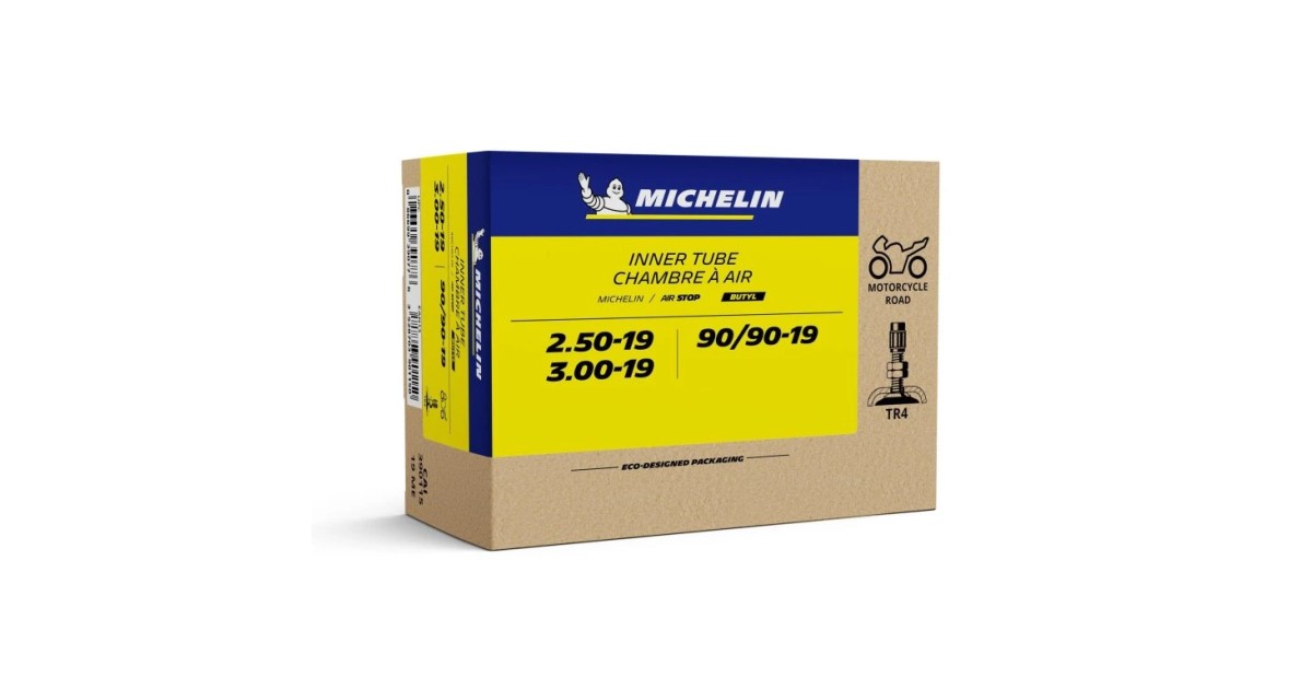 Chambres à air, Michelin,  19ME , No 390115 , Air stop ,  Vanne droite TR4