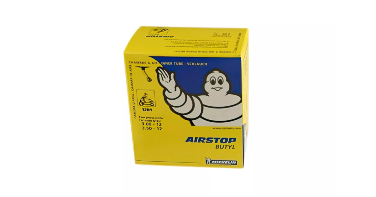 Chambres à air, Michelin,  12B1 , No 125627 , Valve coudée 150 (30°)