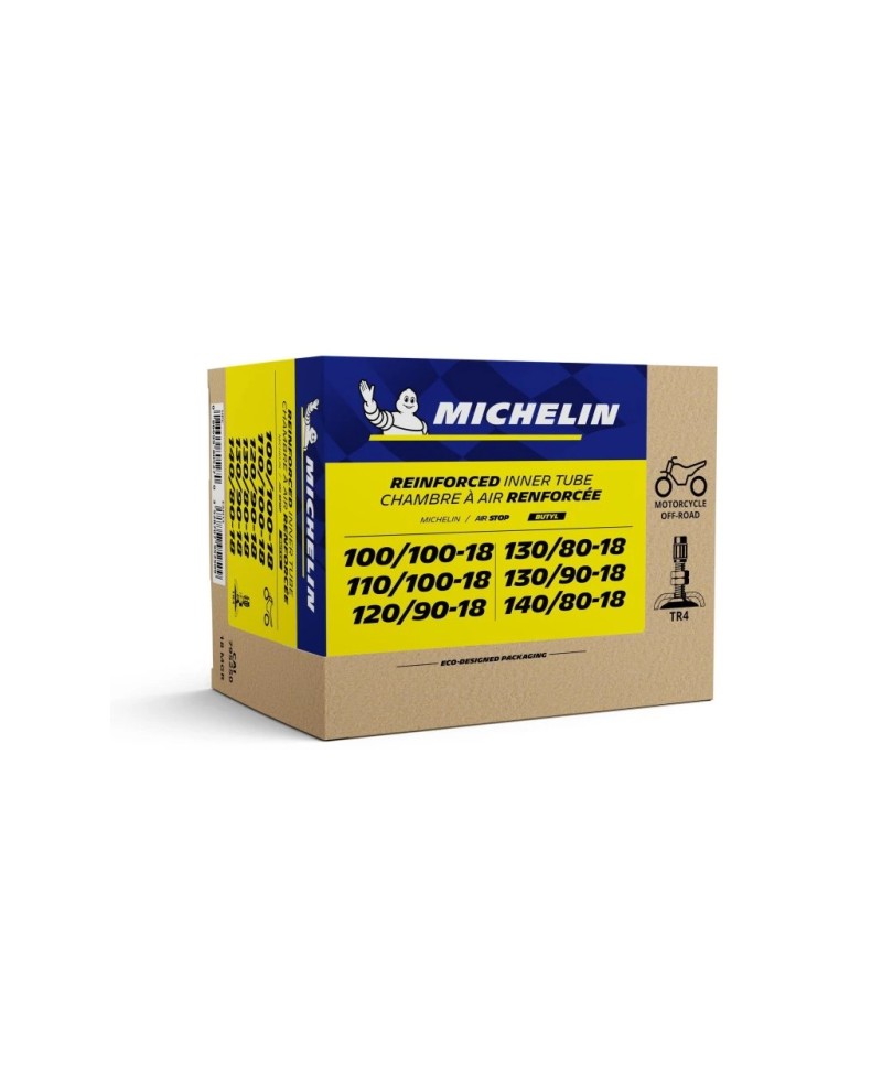 Chambres à air, Michelin,  18MGR , No 795250 , Renforcée , Valve TR4