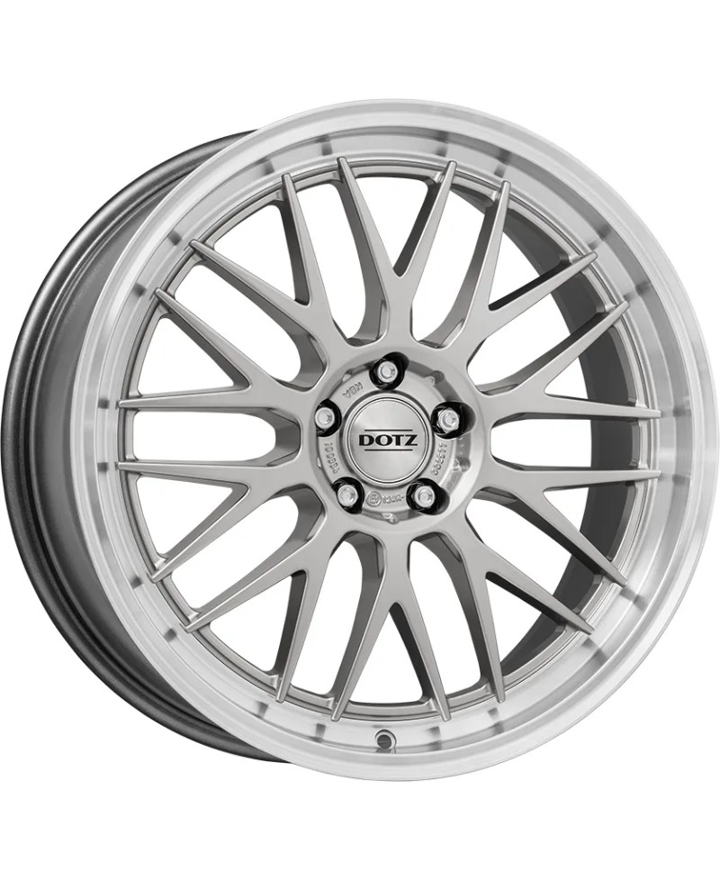 Jante ALU, Dotz Bilbao Silver/ Polished lip 8.5X19 5/ 112 ET35, Alésage 66.6