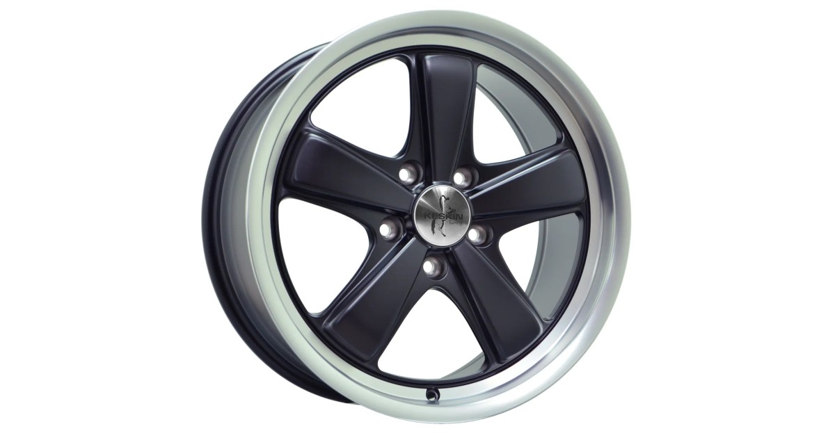 Jante ALU, Keskin Tuning KTPO1 MATT BLACK LIP POLISH, 8.5 x 19 5/ 130 ET50, Alésage 71.6