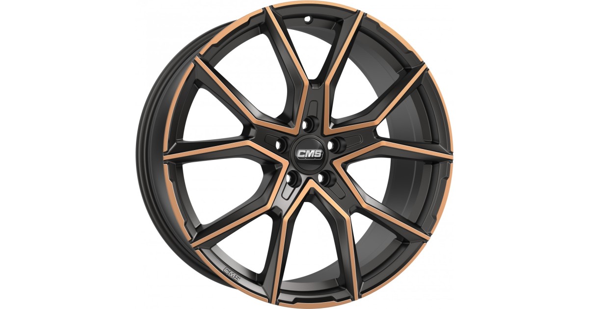 Jante ALU, CMS C33 Diamant Noir Cuivre, 8X18 5/ 114.3 ET37, Alésage 67.1